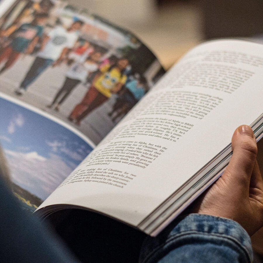 director of marketing - Publication being read by reader